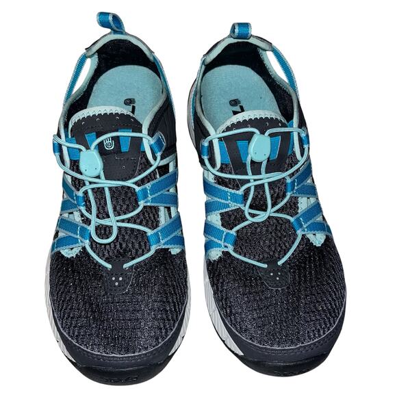 Teva Evo Water Shoes Amphibious Sneakers Black Blue Quick Dry Women’s 7.5 - Picture 2 of 8